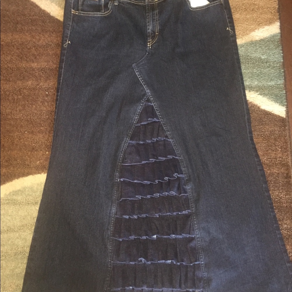 Upcycled jean skirts . Prices firm on these ! - Picture 7 of 8